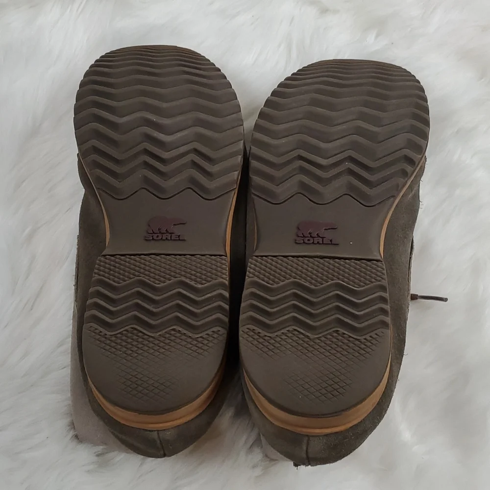 Sorel suede Greely Chukka winter shoes lace up men size 12